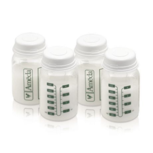 Bouteilles de conservation du lait maternel