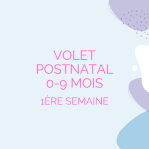 Les premiers jours de bébé
